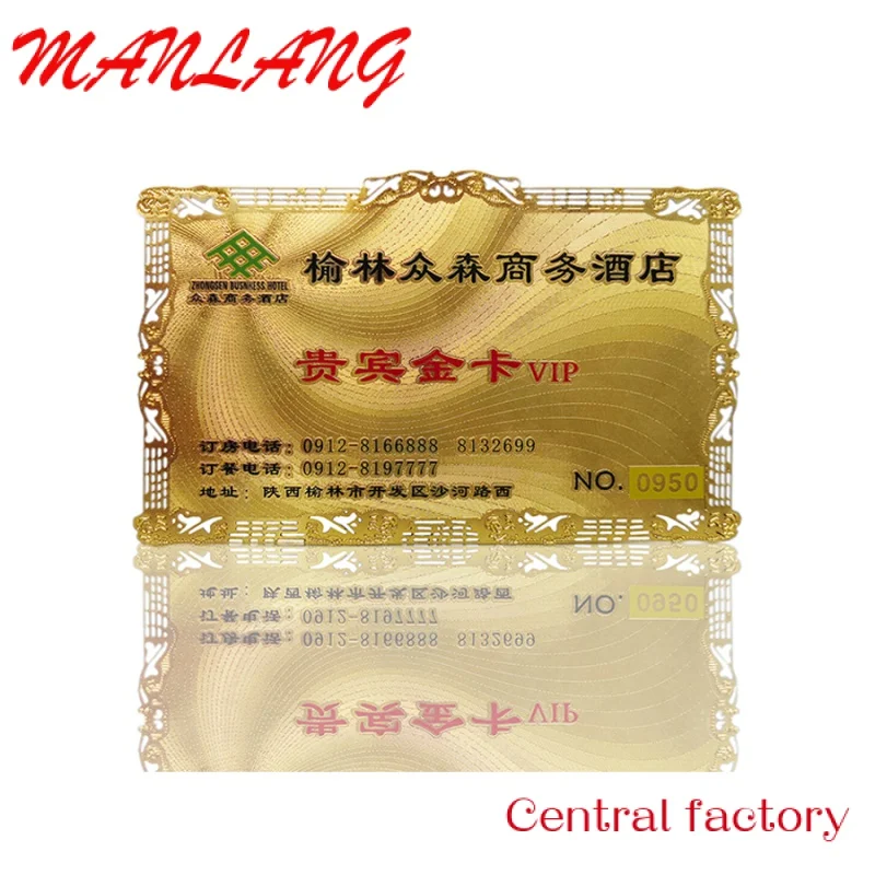 Открытка из нержавеющей стали с гравировкой лазером