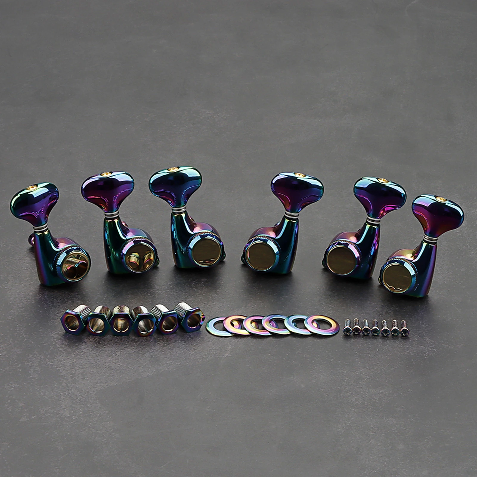 6 шт. 3R 3L разноцветные колышки для электрогитары музыкальные инструменты детали