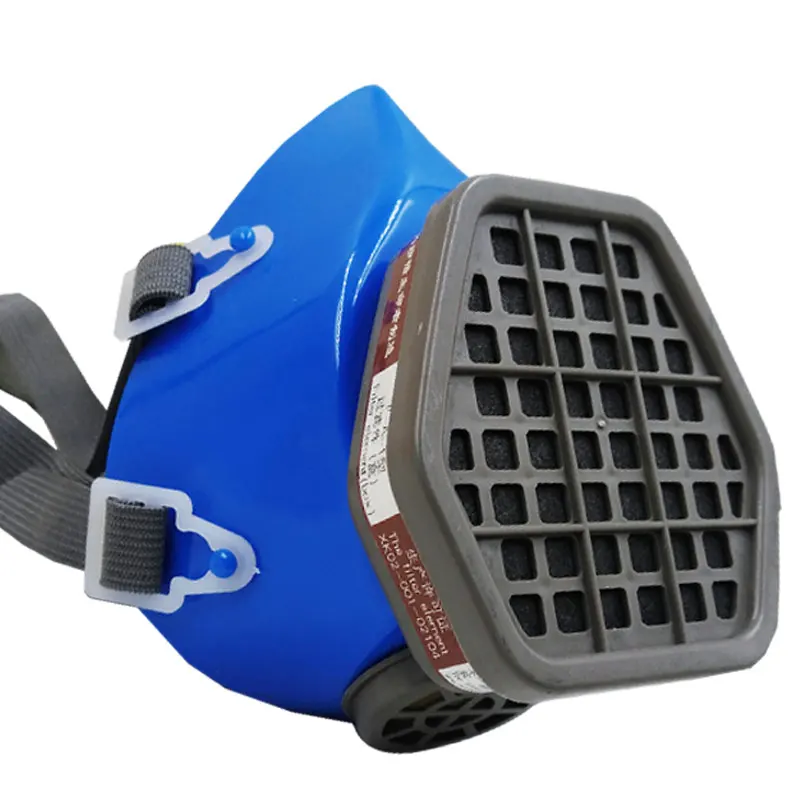 

Adult Reusable Mask Gas Respirator Dust Mask P-A-1 Filtering Box Organic Vapor Particulate For Polishing Work Safety