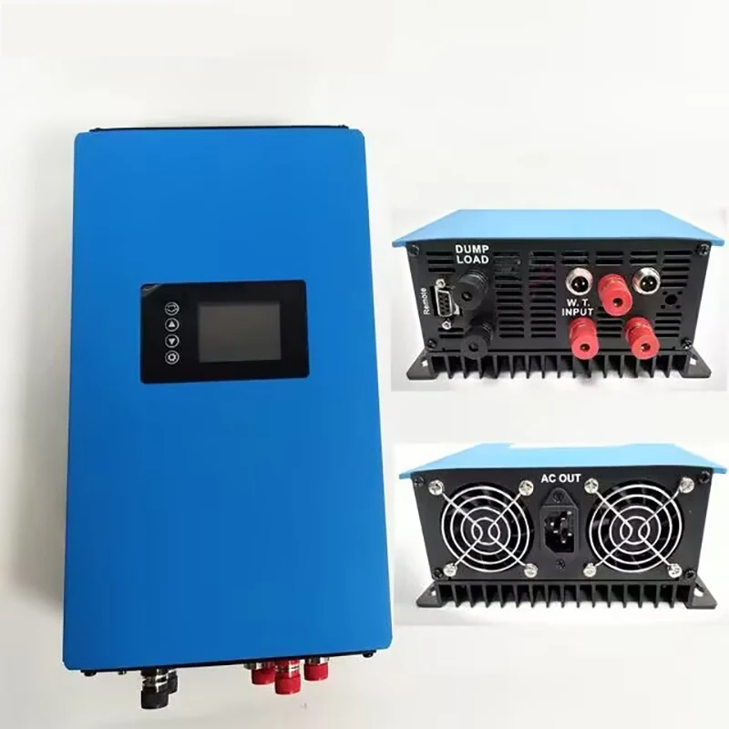 Инвертор в сети 2000 Вт 1000 с ограничителем 36 В 48 60 72 Батарея ветровой Поддержка