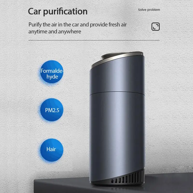 

The New Car Air Purifier 15 Million Negative Ions Mini Car Oxygen Bar For Car/ Home/ Office