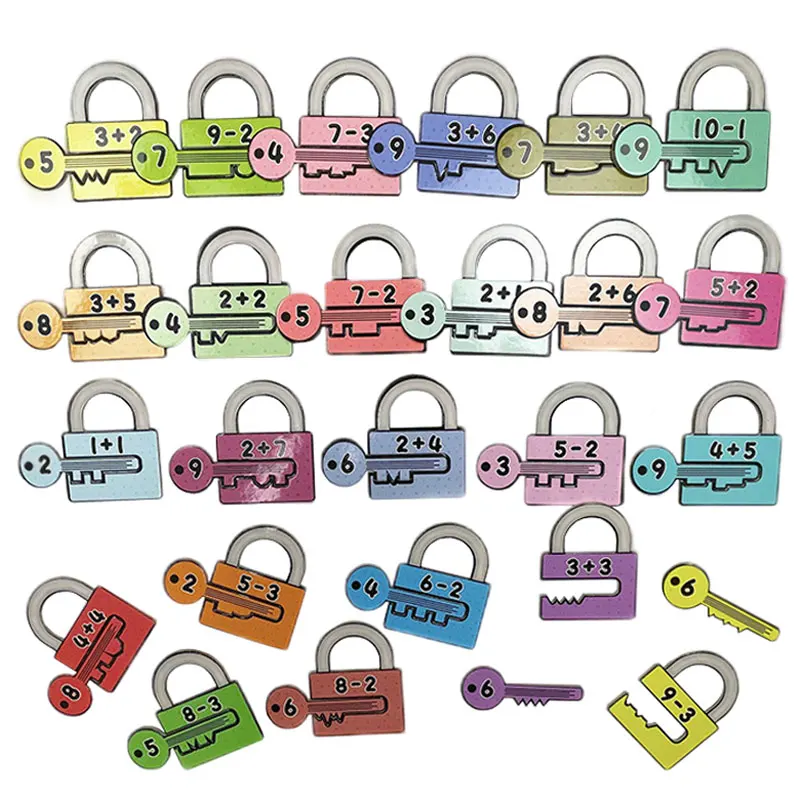 Математические фигурки Монтессори сенсорные обучающие игрушки цвета