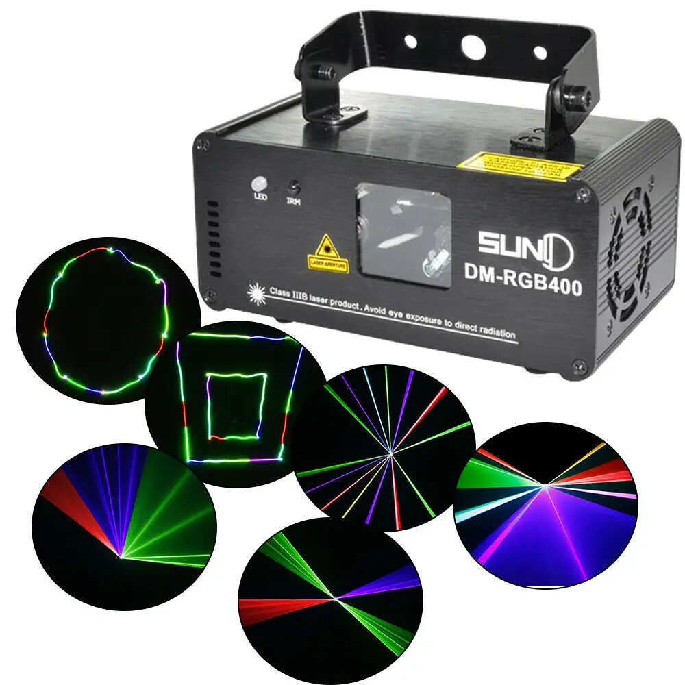 

Bühnenlicht Animation Laser Showlaser 14W 400mW DJ Stage Effekte