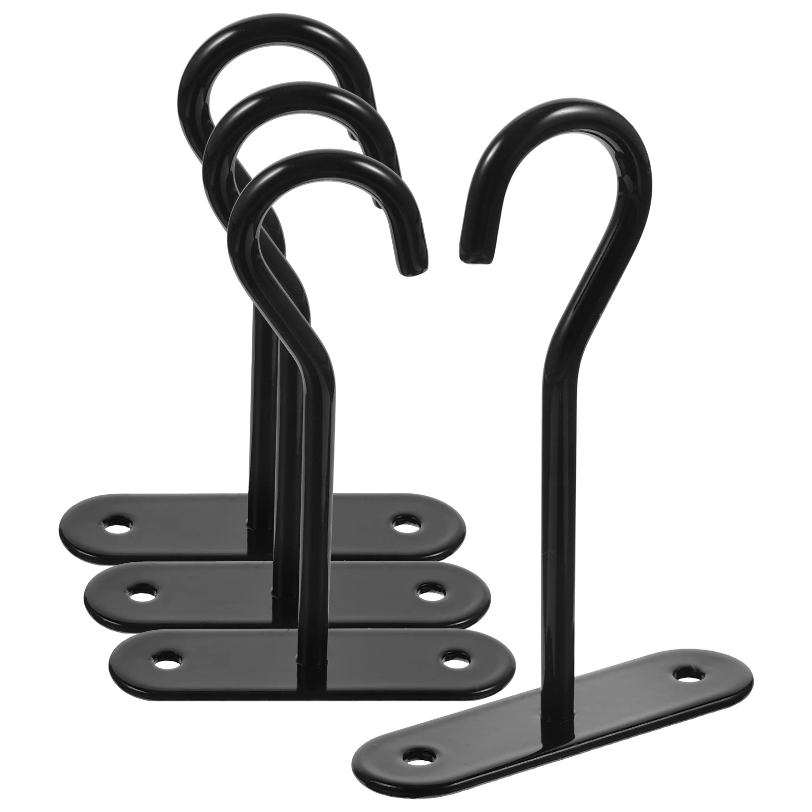 

4 Sets Ceiling Hooks Hanging Lights Hanger Clothes Hangers Decorate Iron Coat