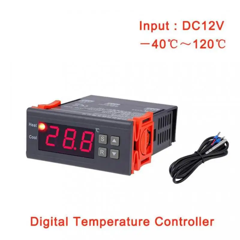 Yieryi MH1230A AC220V Digital Temperature Controller Thermocouple -40 ~ 120 Degrees Thermostat Refrigeration Heating Regulator
