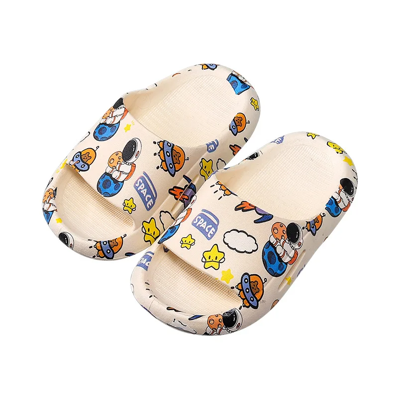 

Cartoon printing children's slippers 2022 summer home soft bottom girls baby slippers bathroom PVC boys sandals