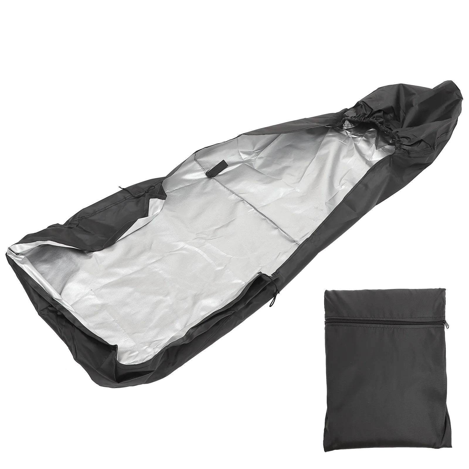 

2PCS Front Cover Universal Nylon Car Vehicle Cover Protector (Black)