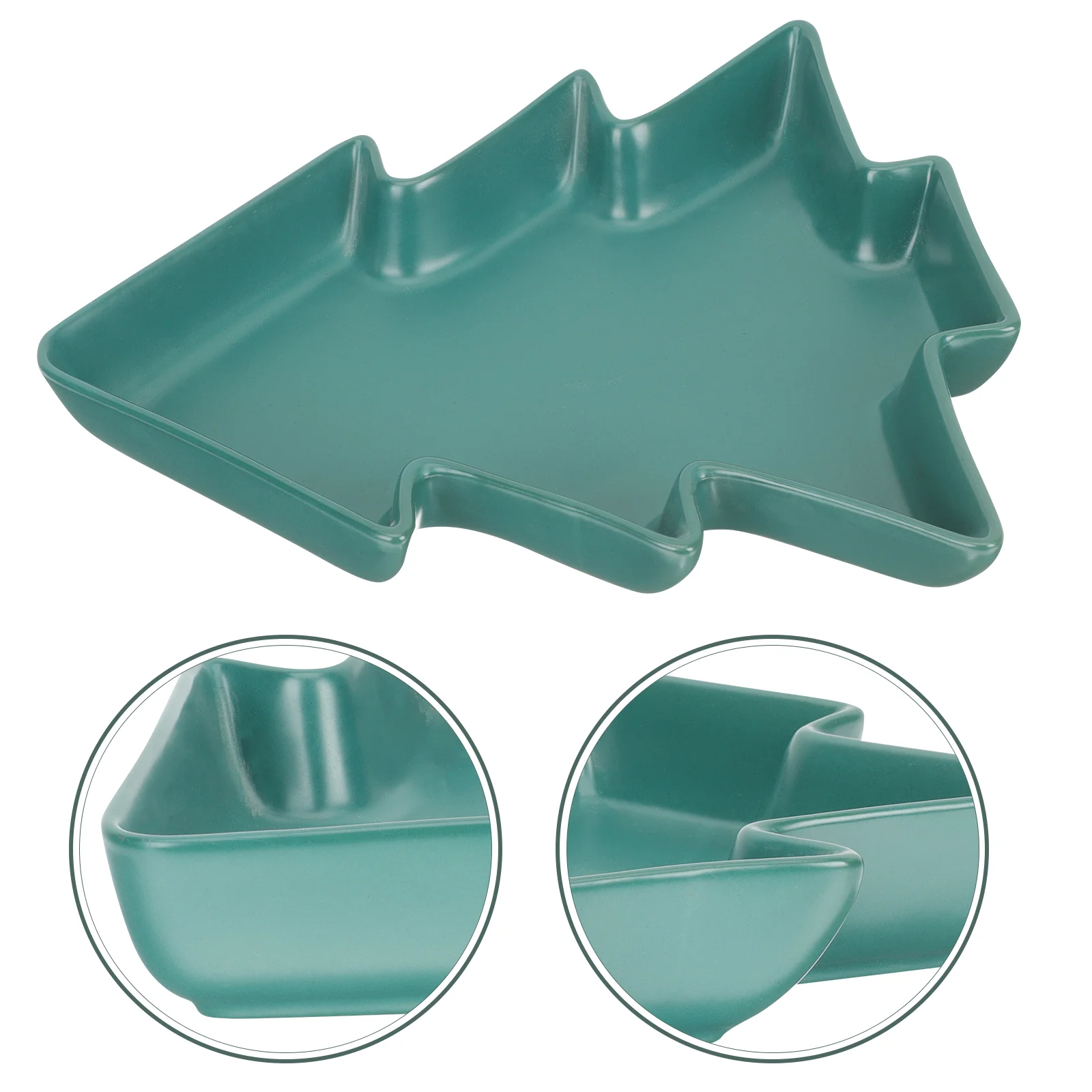

Christmas Plate Tree Tray Serving Dish Platter Dishes Candy Bowl Fruit Sushi Snack Plates Saladdessert Shaped Cookie Pastry