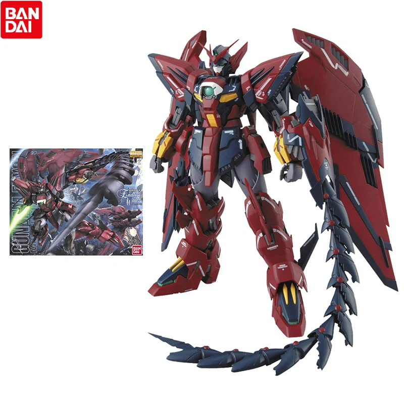 

Bandai Gundam Model Kit Anime Figure MG 1/100 OZ-13MS Epyon Gundam Genuine Robot Gunpla Action Toy Figure Toys for Children