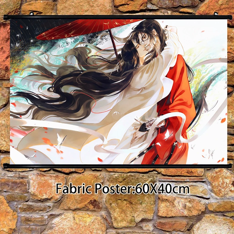 

Аниме плакат Tian Guan Ci Fu Xielian настенный свиток для украшения дома художественная картина 60x40 см