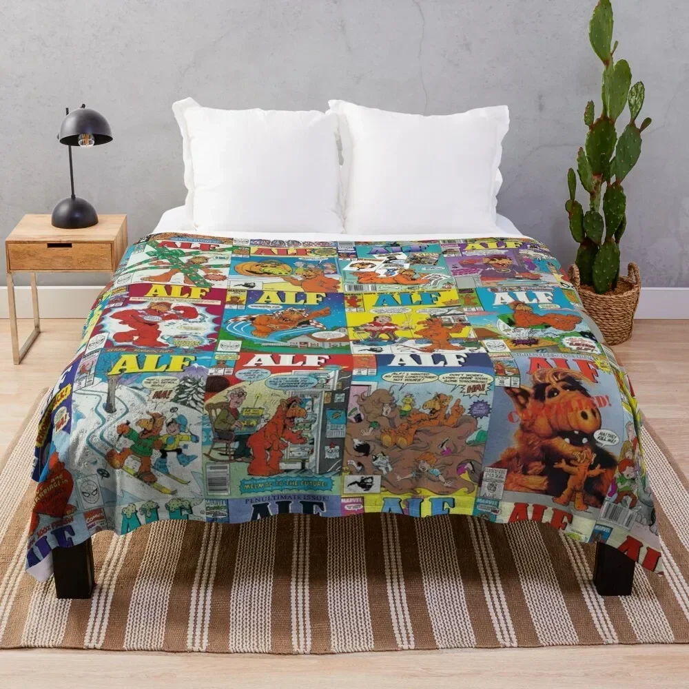 Alf плед одеяло персонализированный подарок термобелье для путешествий кровать