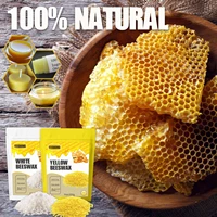 natural beeswax granules multipurpose cosmetics making raw materials diy skin care lip wax candle