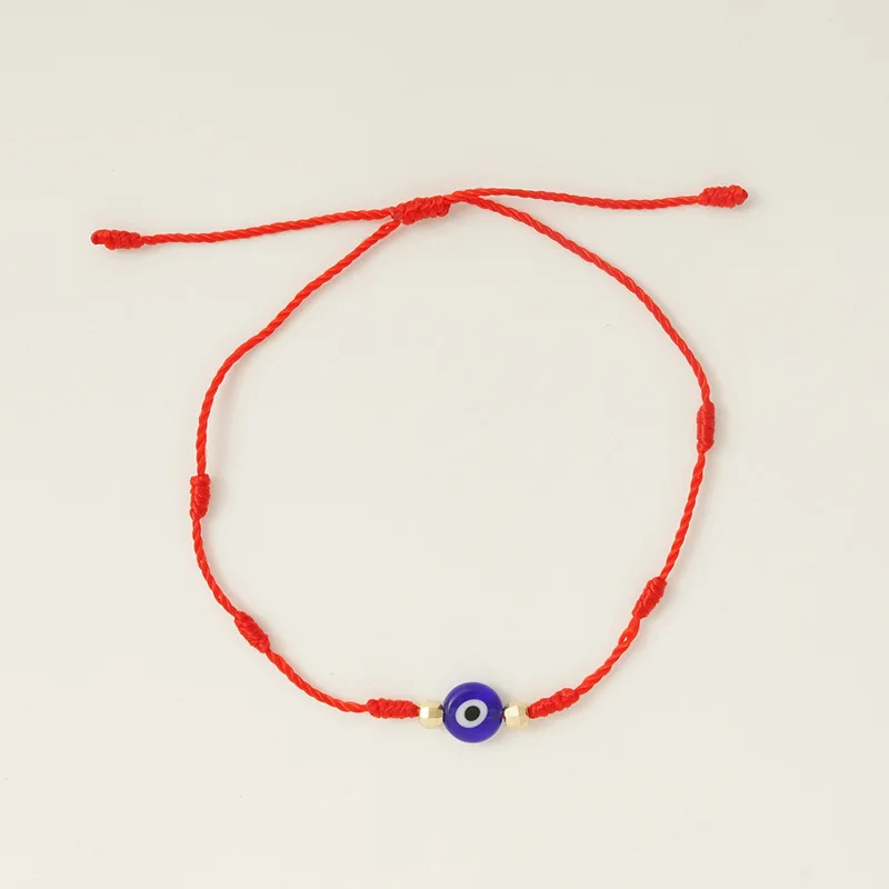 

Handmade Turkish Lucky Evil Eye Bracelets For Women Men Blue Eyes Braided Red Rope Lucky Bracelet Friendship Jewelry