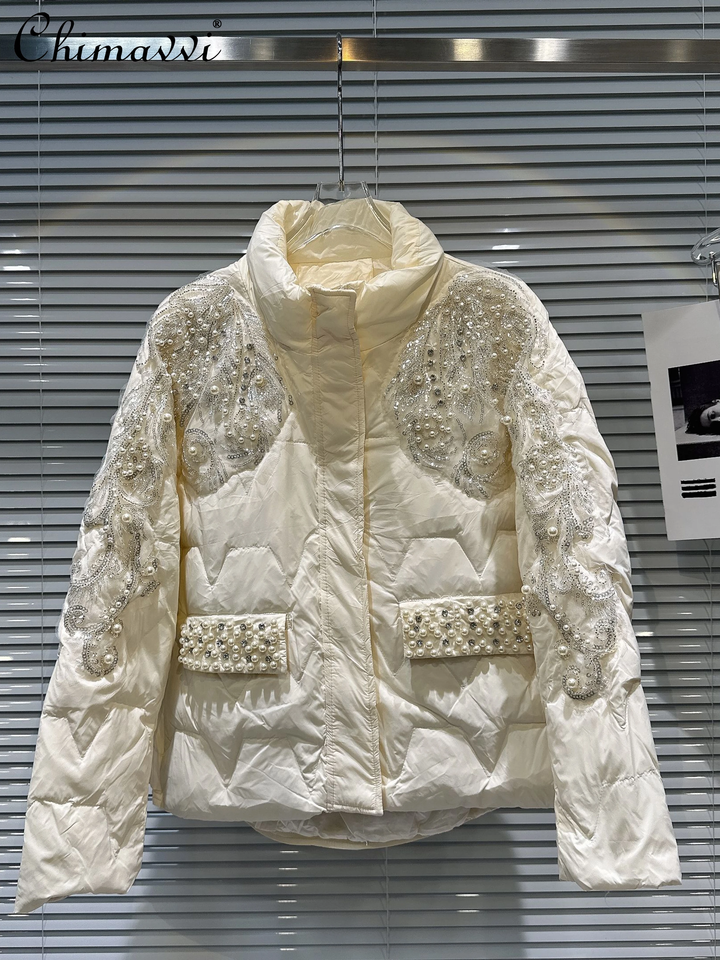 Модная зимняя куртка с хлопковой подкладкой