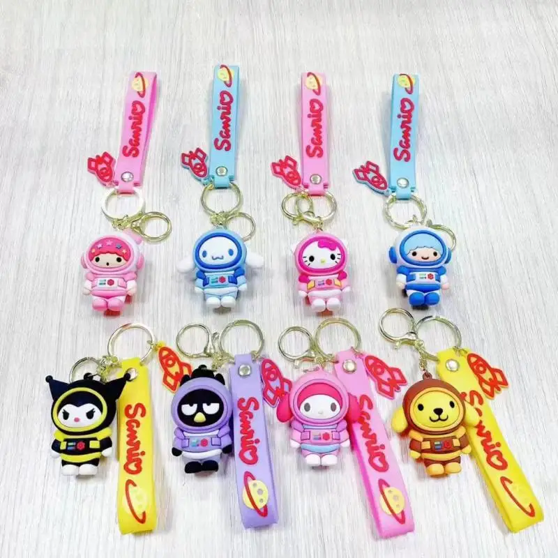 

Kawaii Sanrio Anime Key Chain Cute Hello Kitty Pompompurin Kuromi Decorative Pendant Key Chain Originality Children Girl Gifts