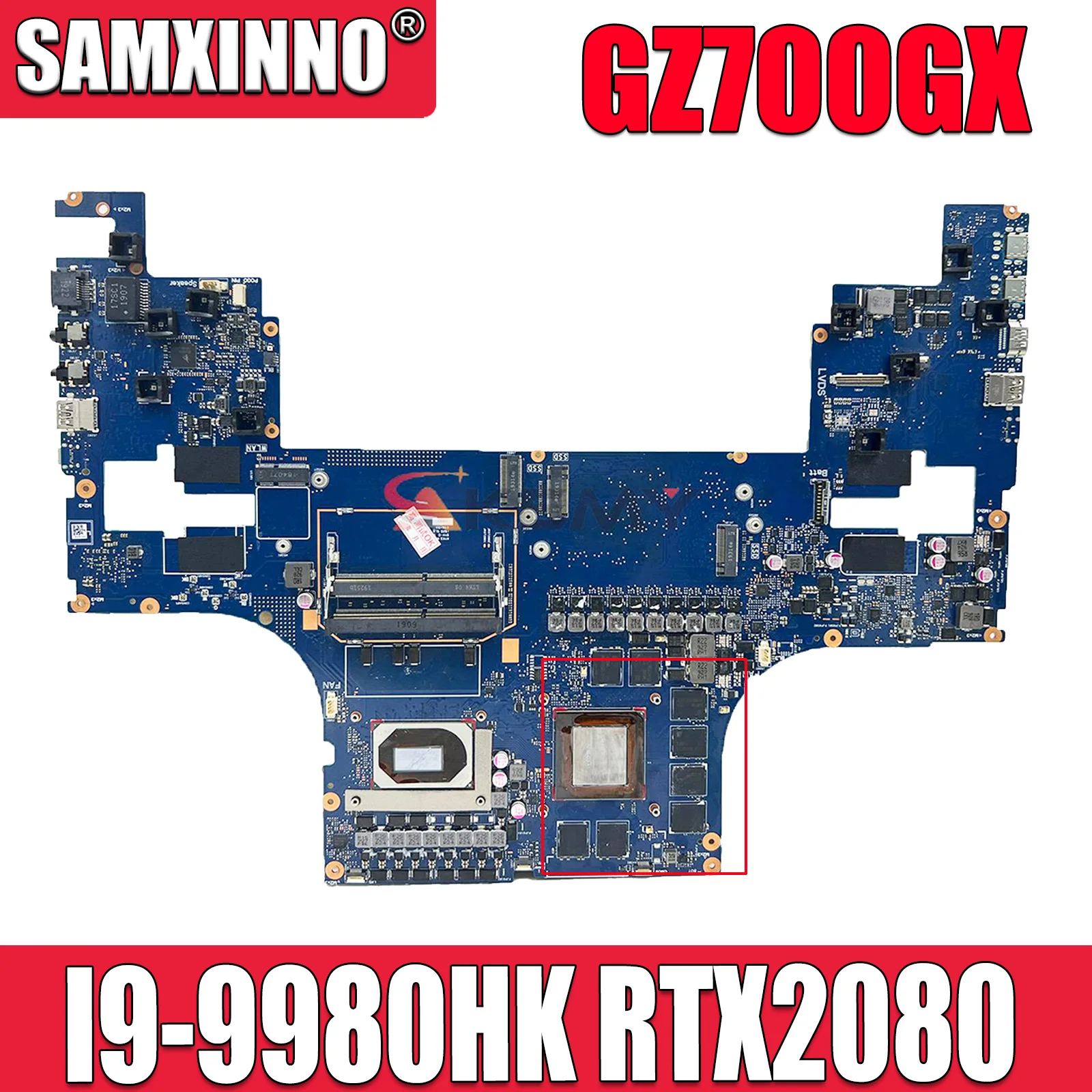 

Mainboard GZ700GX GZ700G AZ700G AZ700GX Laptop Motherboard I9-9980HK RTX2080/8G I7 CPU MAIN BOARD