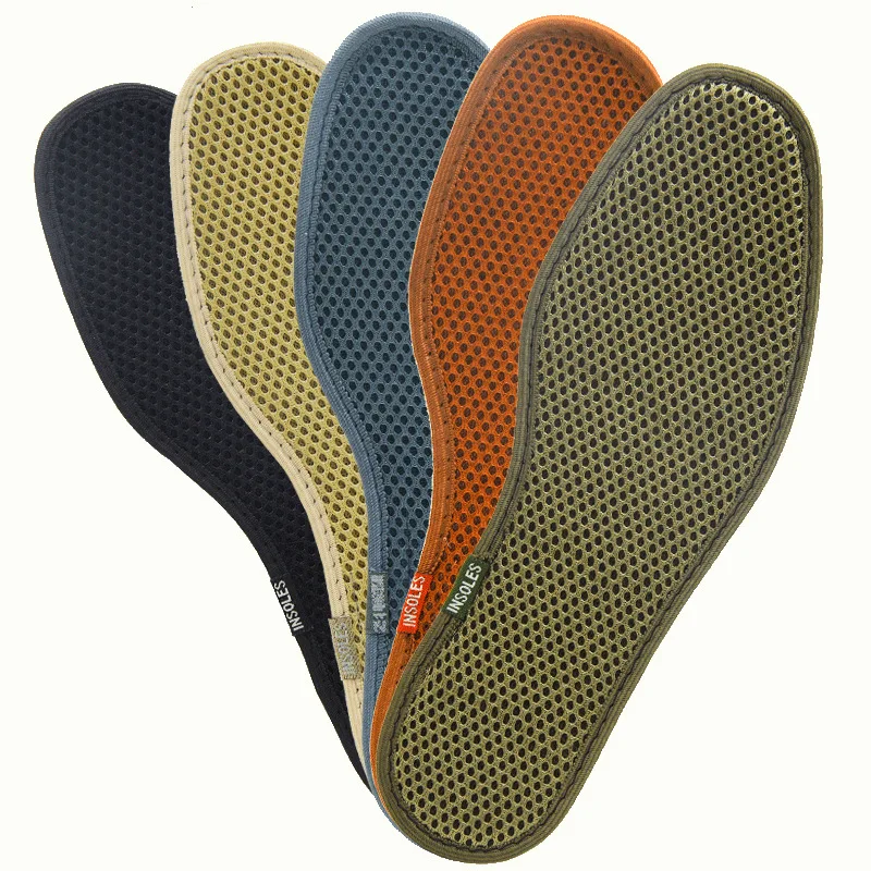 

2022 New Bamboo Charcoal Sports Insoles Pads For Shoes Sweat Deodorant Breathable Mesh Shoe Inserts Football cushion