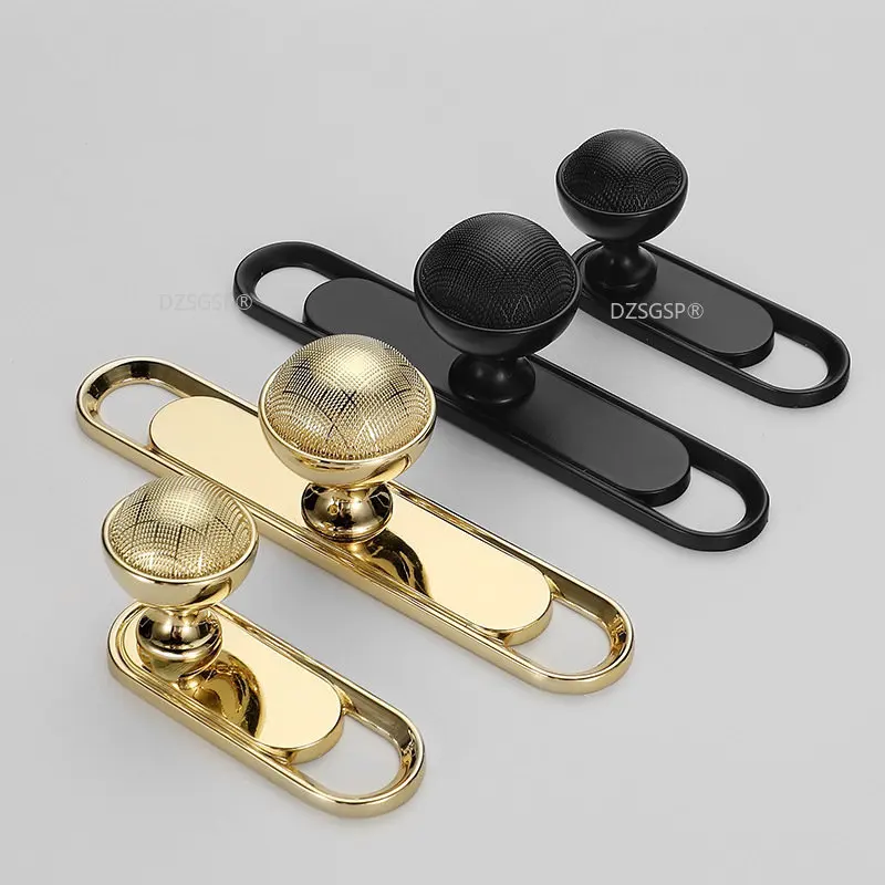 

Gold Black Wardrobe Kitchen Cupboard Door Pulls and Knobs Furniture Handle Drawer Dresser Wine Cabinet Drawer Handles Hardware