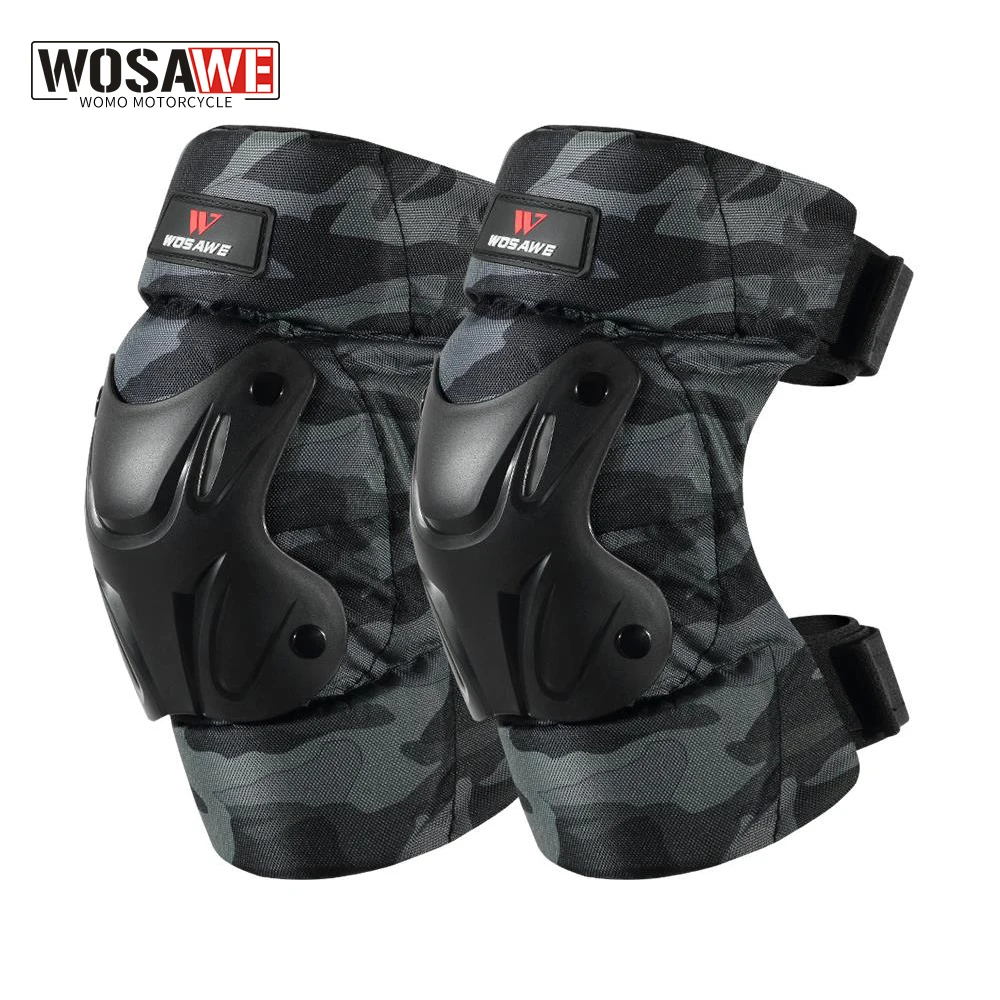 

WOSAWE Adult's Motorcycle Protective Gear Knee & Elbow Pads Riding Ski Knee Guard Roller Skate Skateboard Scooter Protection