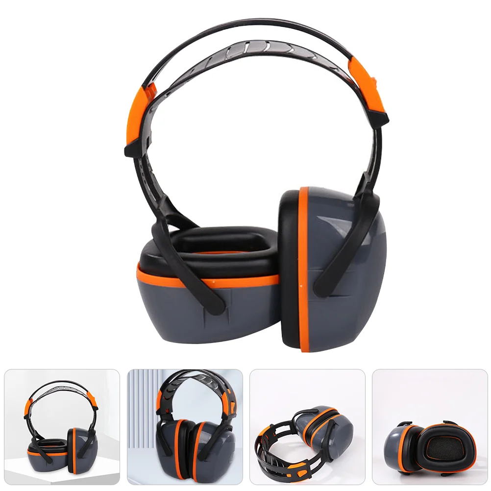 

Work Headphones Instrument Noise Cancelling Ear Muffs Wired Recording Headset Over Abs Stereo Sound Canceling Drummer