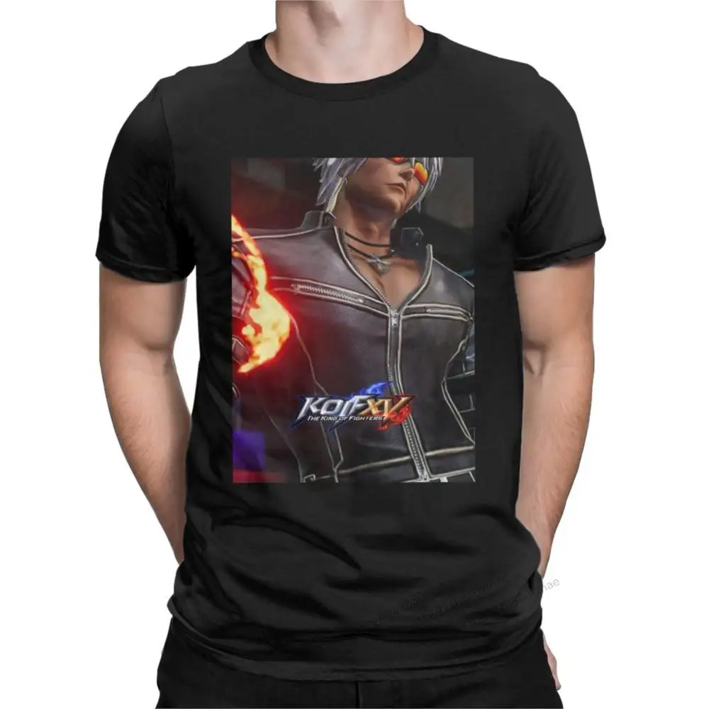 

Men Women's T-Shirts The King Of Fighters XV Vintage Cotton Tee Shirt Short Sleeve T Shirt Crew Neck Tops Summer