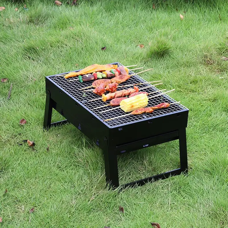 

1 Pc BBQ Barbecue Grills Outdoor Garden Charcoal Barbeque Patio Party Cooking Foldable Picnic Stoves Heating Stove #2