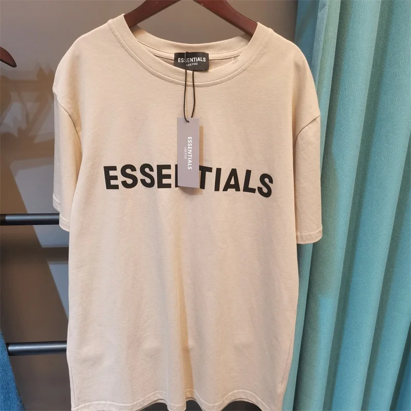 

Spring Summer Essentials Letter T-shirt O-Neck Youthful Vitality T Shirt XL Essentials Men Clothing One Day Ship Out