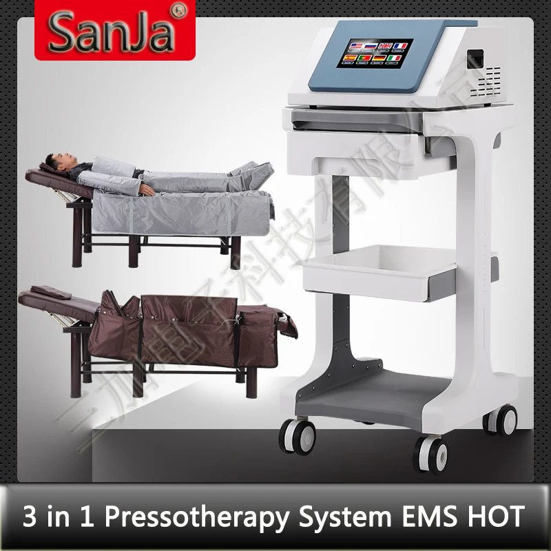 Новейшая профессиональная система прессотерапии 3 в 1 EMS Hoting Body для похудения