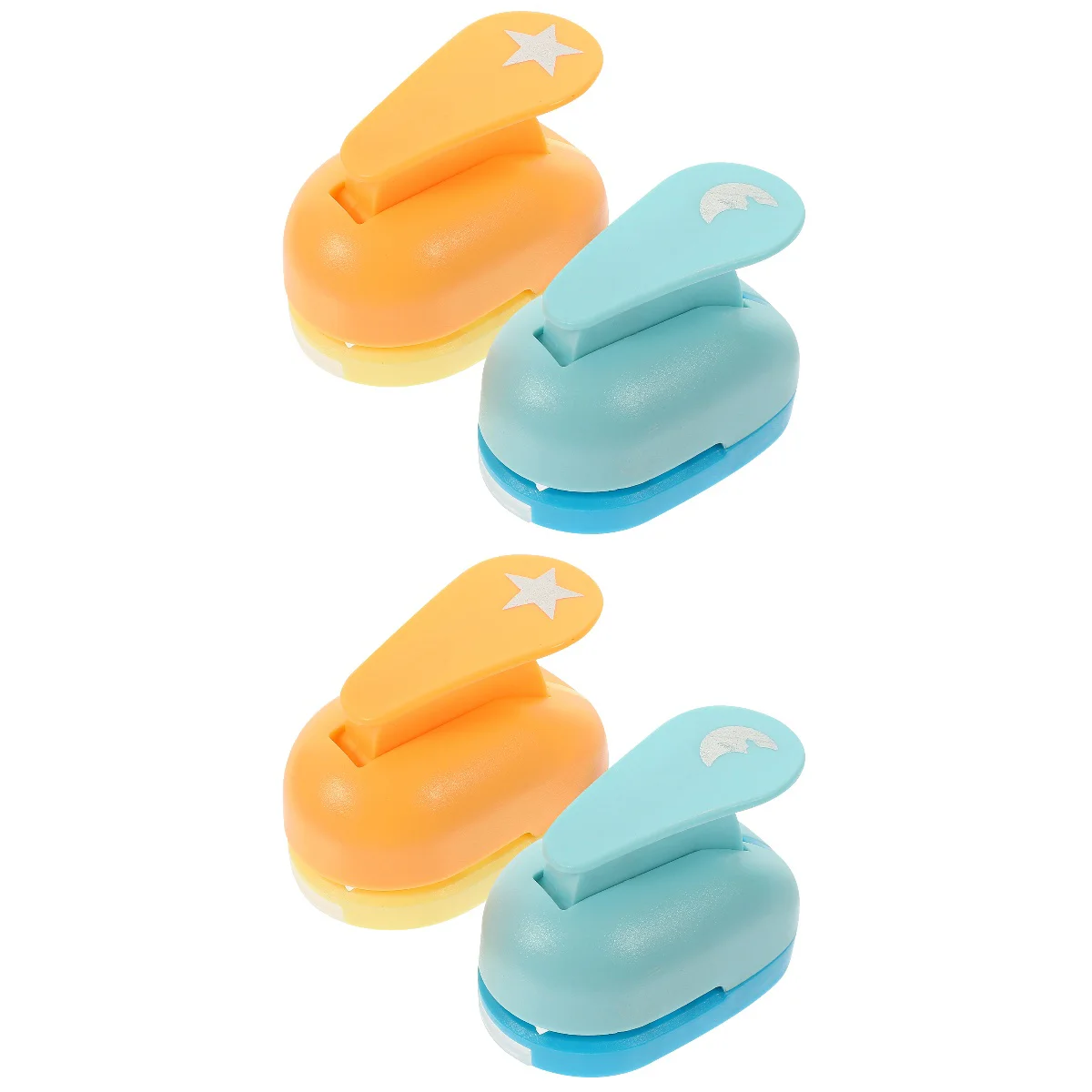 

4 pcs Portable Convenient Premium Creative Funny Hole Puncher Paper Punches For Crafting Hole Puncher For Crafts for DIY