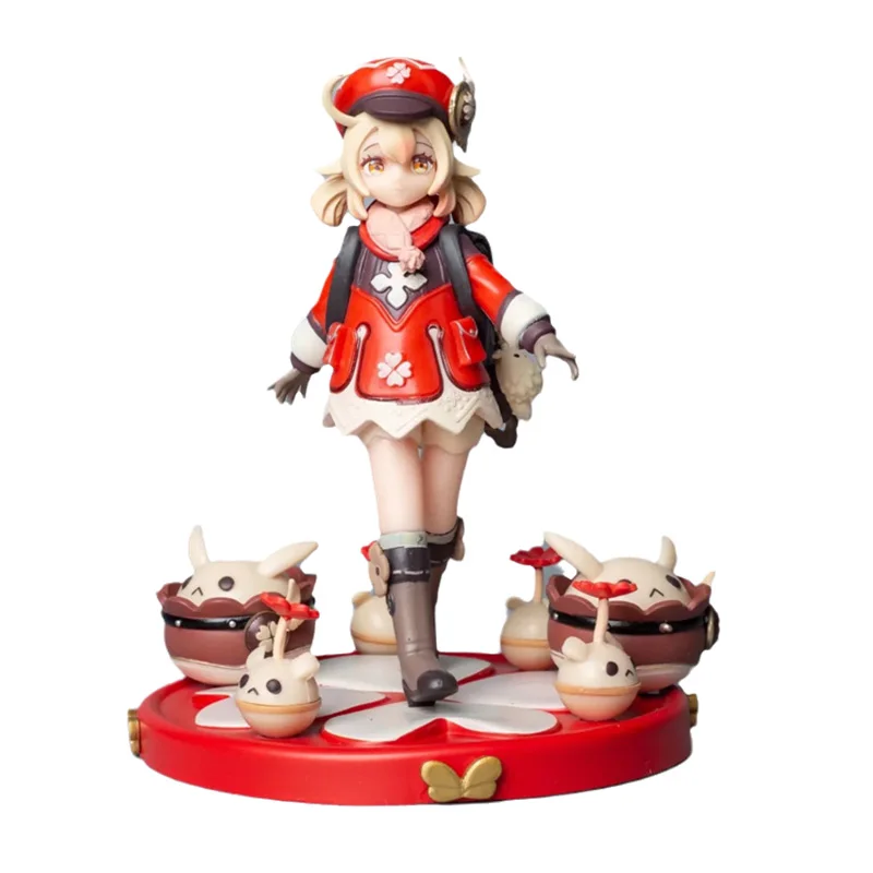 

Фигурка аниме «Genshin Impact» 15 см, ПВХ экшн-фигурка Кли, Коллекционная модель, кукла, игрушка, подарок на день рождения для мальчика