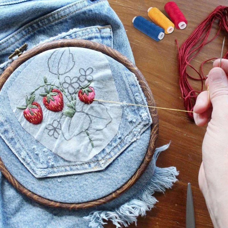 Набор швейных ниток 100 цветов ярдов каждая катушка из полиэстера стандартная для