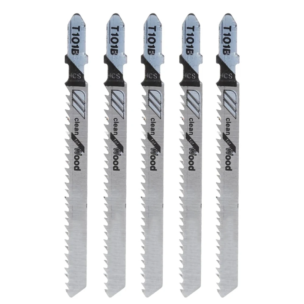 

5PCS 100mm Jig Saw Blade High Carbon Steel Reciprocating Saw Blade Hand Saw Blade For Sheet Panel Wood Metal Board Cutting