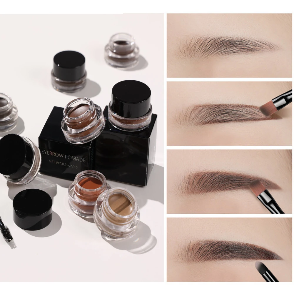 

10-color Eye Brow Nourishing Custom Bulk Long-lasting Pigment Waterproof Private Label 10 Colors Eyebrow Cream Makeup logo