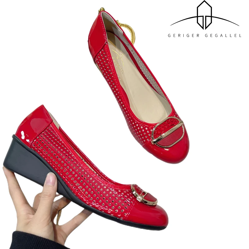 Ladies Luxury Designer Mixed Color Loafers Casual Comfort Flats Overfoot Ladies Flats Home