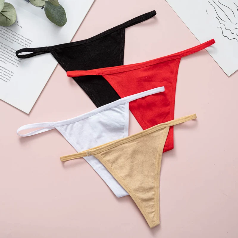 

Модные хлопковые трусики, женские спортивные стринги, бесшовное нижнее белье с низкой посадкой, однотонные удобные стринги, сексуальные же...