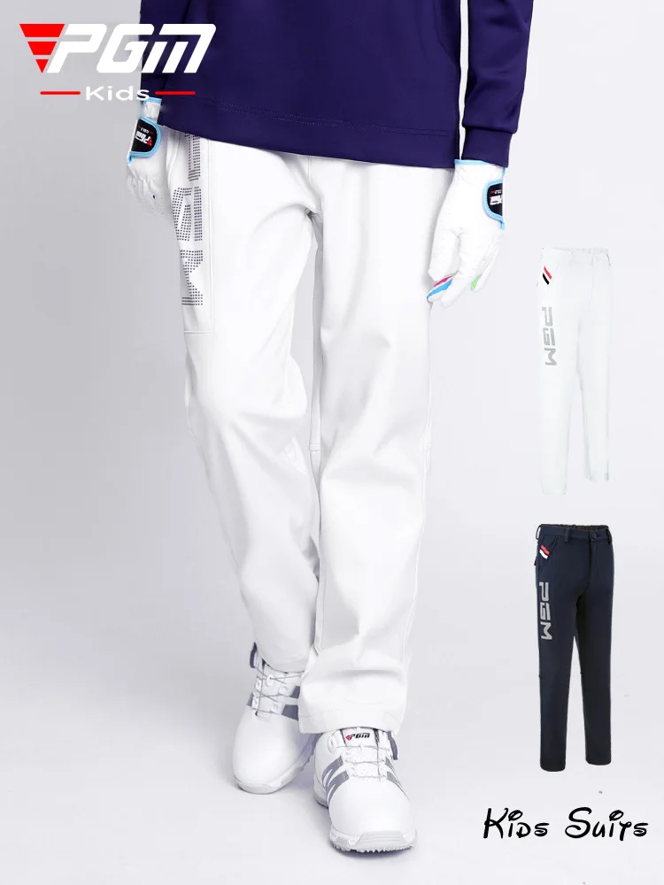 Clothes Children Ball Boys Sports Long Pants Plus Velvet Thickening Super Warm Waterproof Trouser