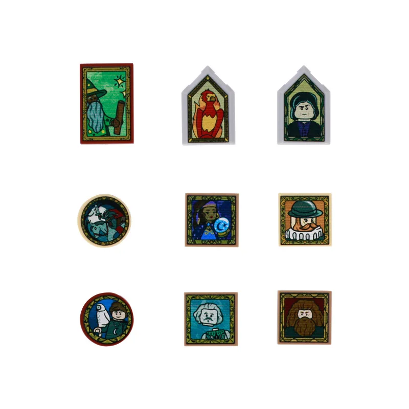 Набор волшебного оборудования MOC С принтом волшебника строительные блоки