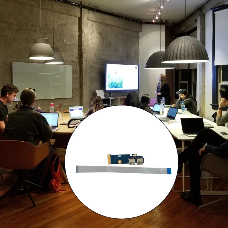 Новая плата разъема питания для ноутбука с кабелем 15S-DU 15S-DY 15-DW TPN-C139 USB-плата LS-H327P