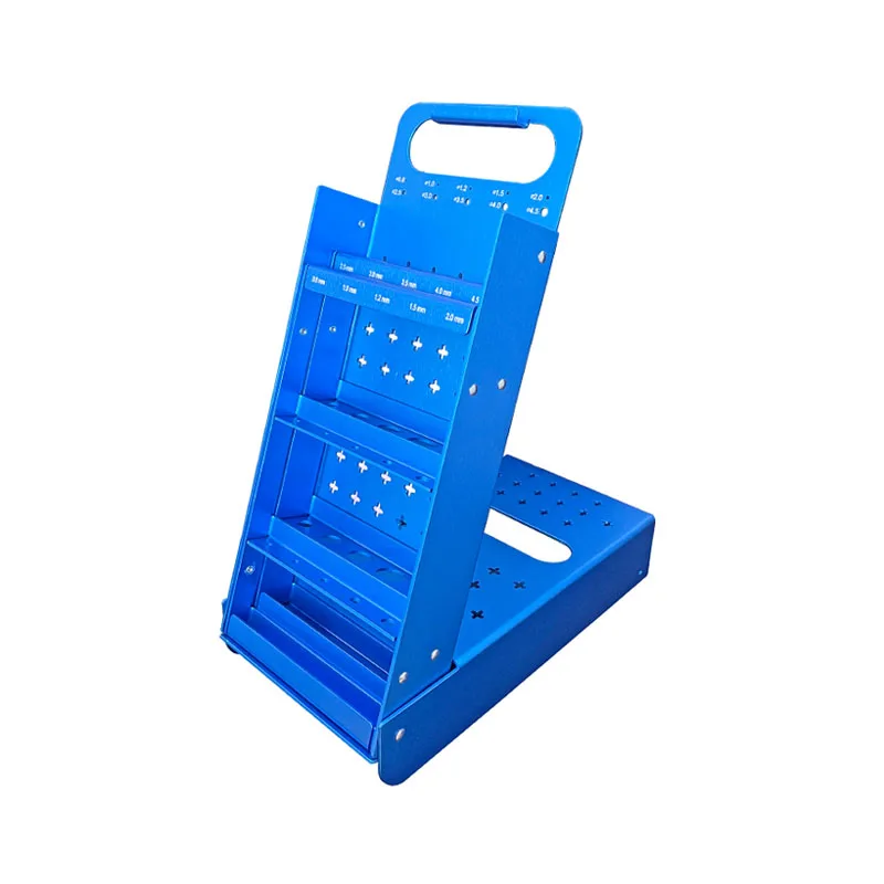 

1PC Grey Black Blue Kirschner Wire Intramedullary Needle Storage Box