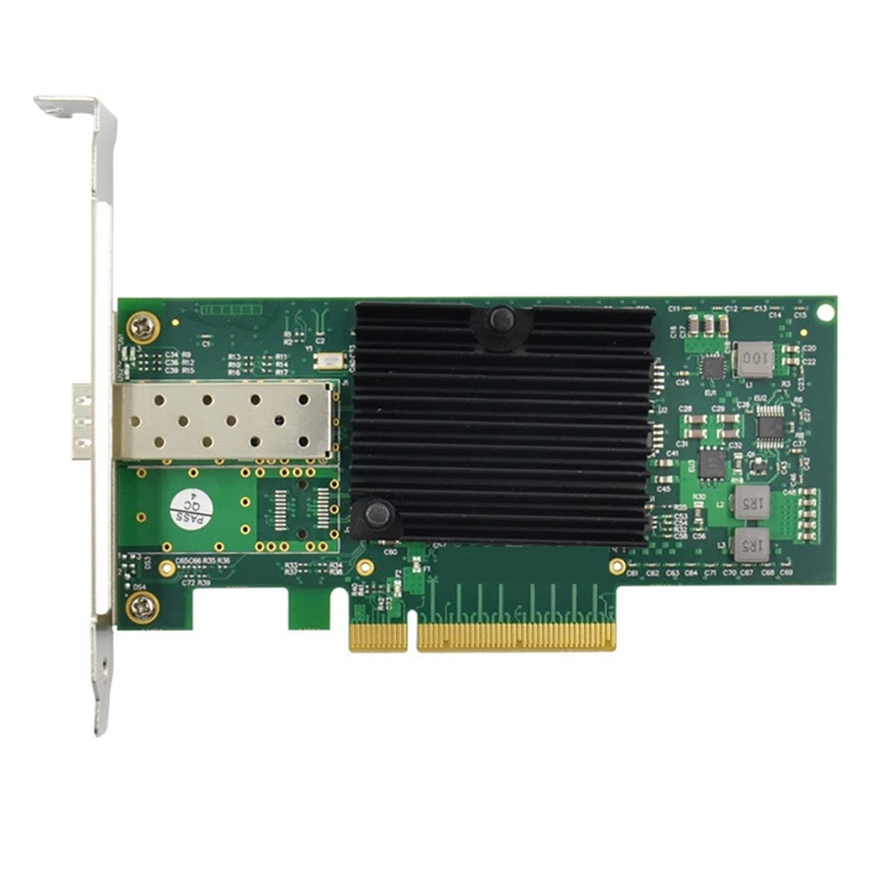 

MOOL X520-SR1 PCI-E X8 10G Single Port SFP+ Server Network Card Fiber Optic Network Card 82599EN Ethernet Network Adapter