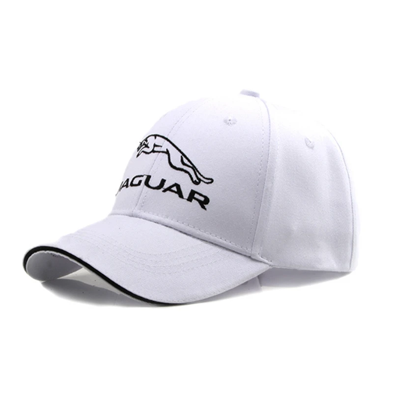 

2022 Black Baseball Cap Sports Racing Car Men's Sunglasses Moto JAGUAR Car Motocross Hats Cap Racing F1 Motorcycle 3D Embroidery