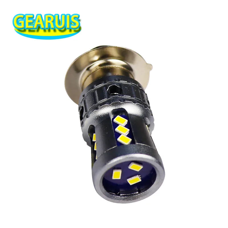 

2X DC 9V to 60V 8.5W P15D BA20D 15 SMD 3020 LED 710MA Motorcycle Headligh for Auto Electrocar Car Truck E-Bike Motorcycle