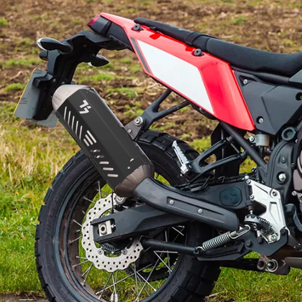 Подходит для Yamaha Tenere 700 Rally 2020-2021-2022-2023-2024 мотоцикла Exhasut крышка глушителя