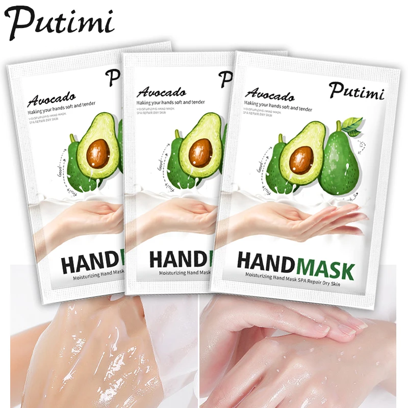 

2Pairs Anti-Aging Nourishing Hand Mask Whitening Skin Rejuvenation Exfoliating Glove Repair Peeling Anti-drying Hand Spa Mask