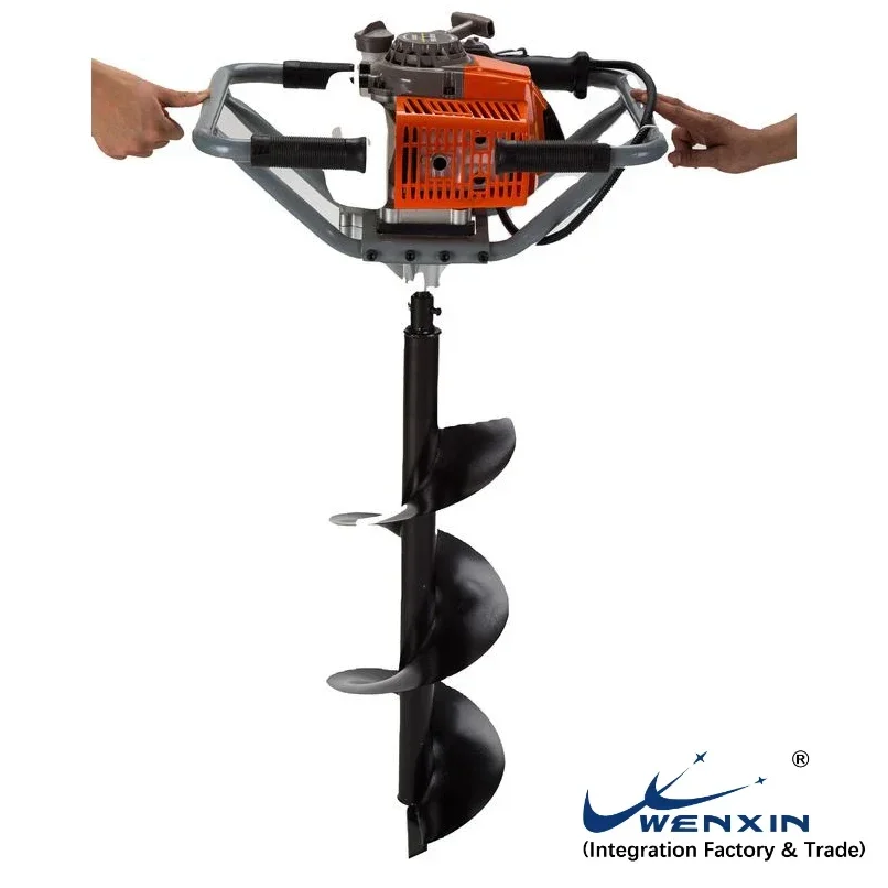 Мощные земляные буры WENXIN CE с глубоким столбом об/мин кВт ручные колесом