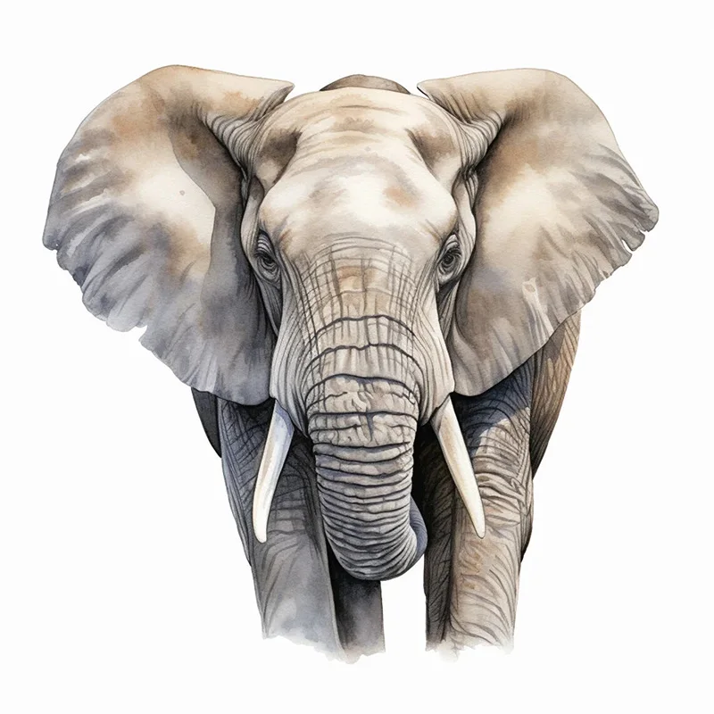 

Настенные наклейки со слоном из ПВХ