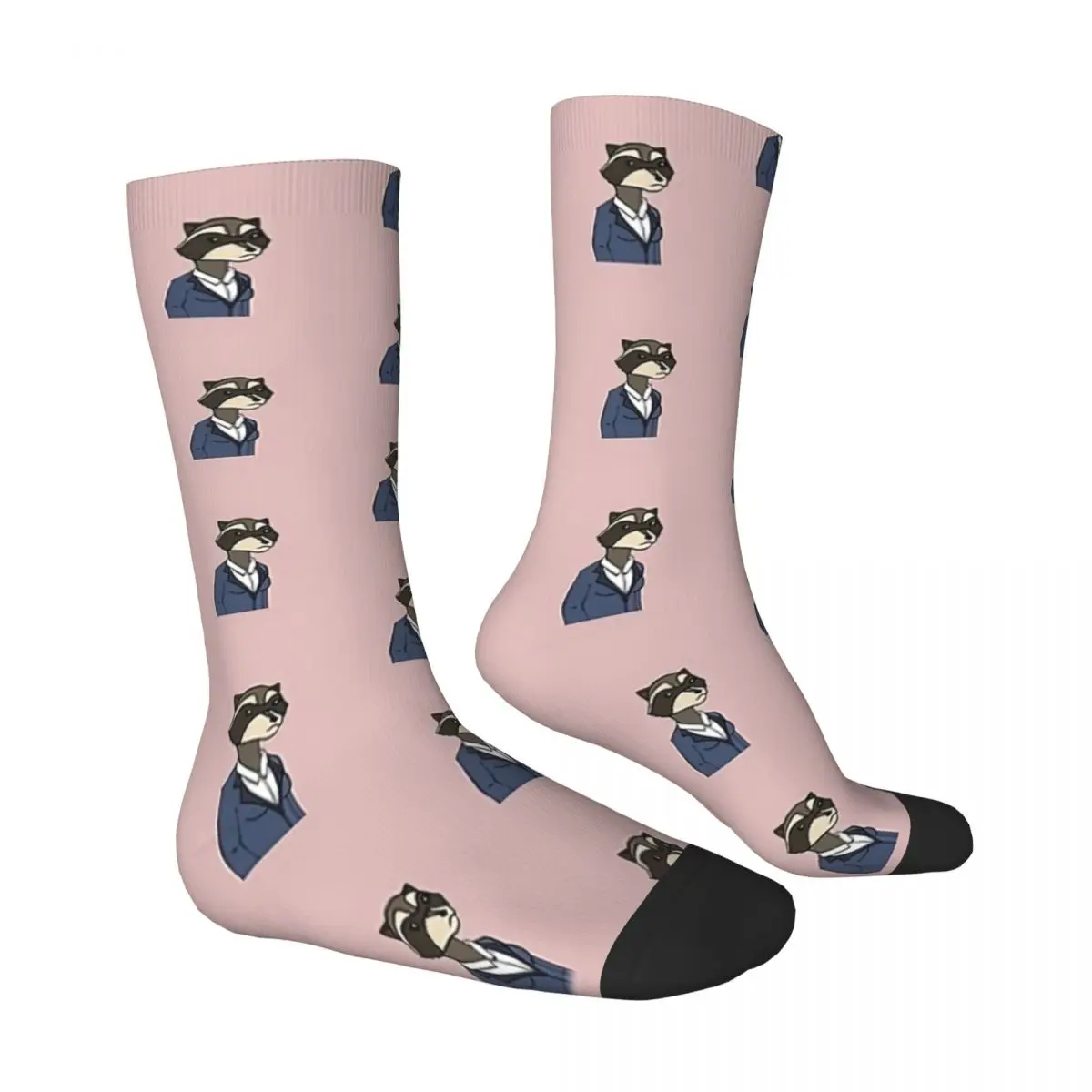 Office Raccoon Adult Socks,Unisex socks,men Socks women Socks