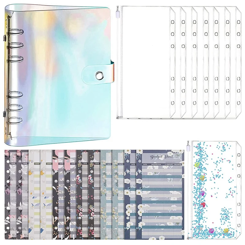 

Budget Binder Set - Budget Binder With Cash Envelopes, Cash Organizer Money Saving Binder Cash Envelopes For Budgeting