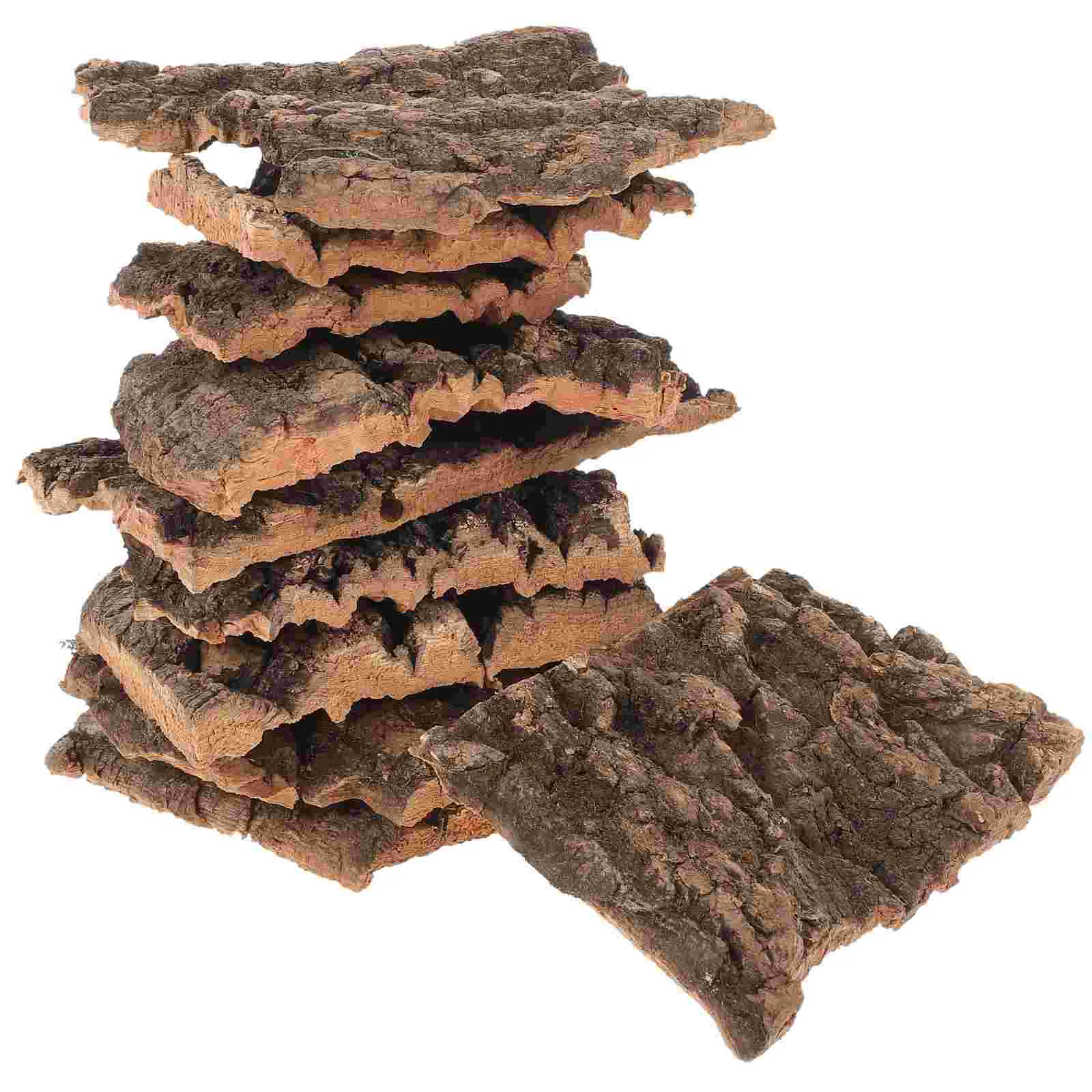 

Reptile Bark Platform Tree Decor Terrarium Cork Basking Climbing Turtle Background Lizard Tank Hide Decorations Dragon Snake