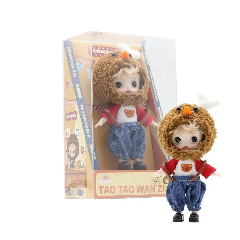 Doll 12 Joints Movable 4d Big Eyed Girl Ornament Toy Children Christmas Holiday Gift
